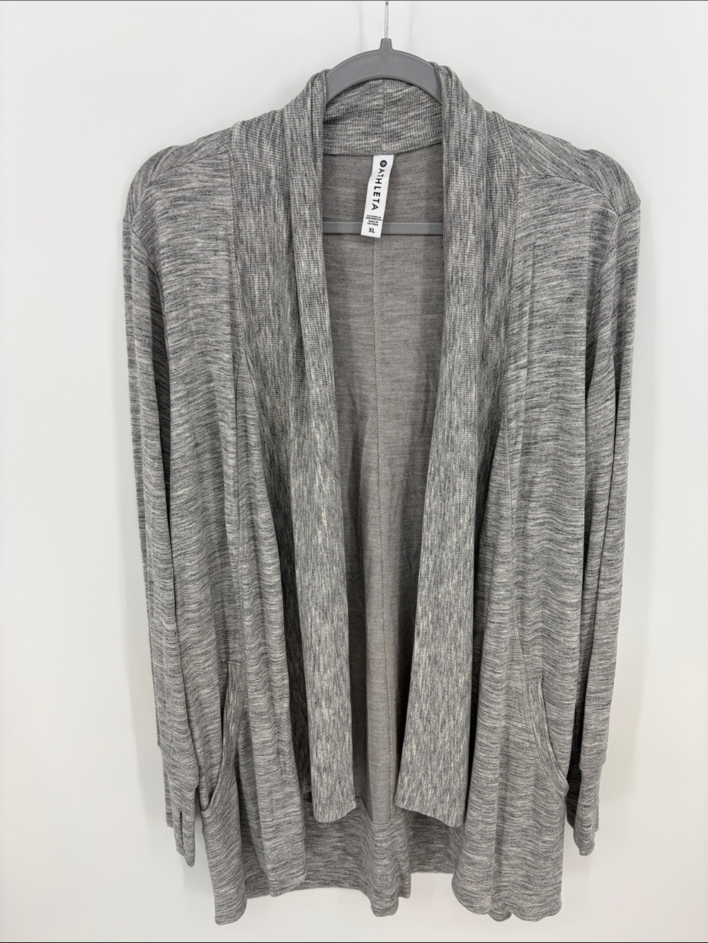 Athleta Women’s XL Pranayama Wrap Long Sleeve Thumbhole Pockets Cardigan